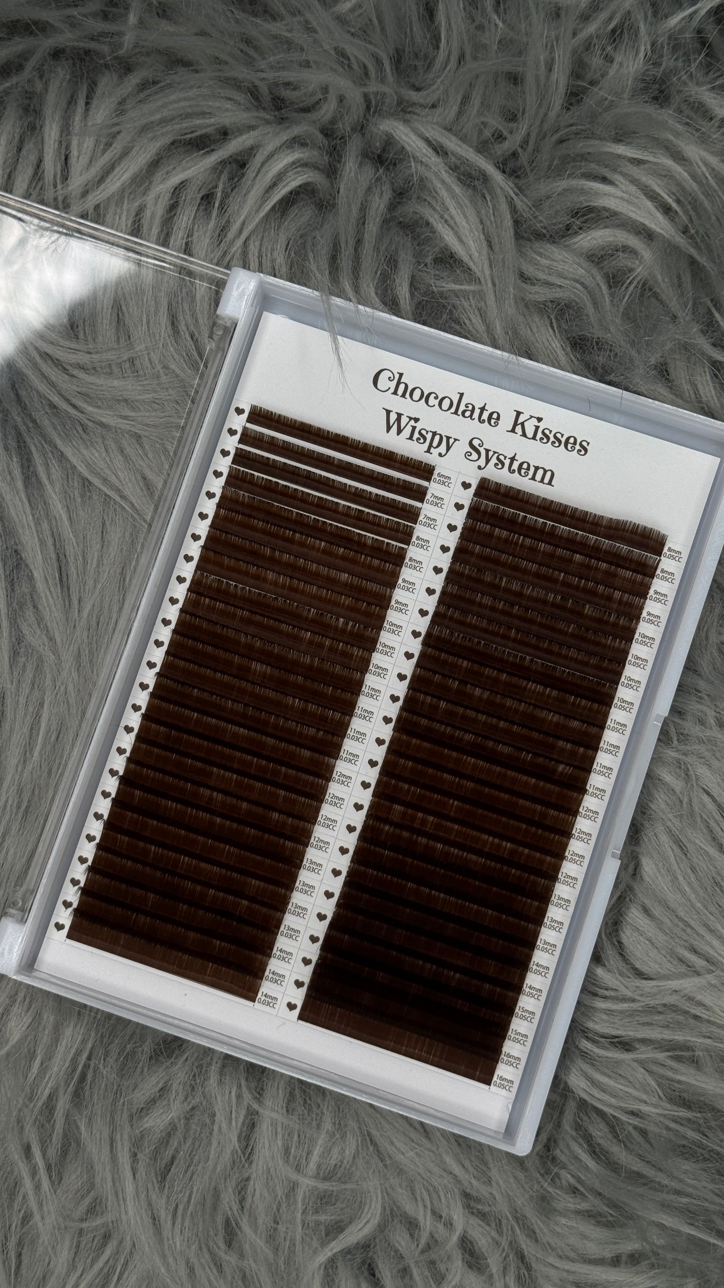 Wispy System(Brown Lashes)